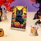 Paint by Numbers Kit for Adults with Frame Halloween Paint by Number with Easel Black Cat Adult Paint by Number Kits Framed Canvas DIY Oil Painting Kits for Ideal Gift Home Wall Decor 8x12 Inch